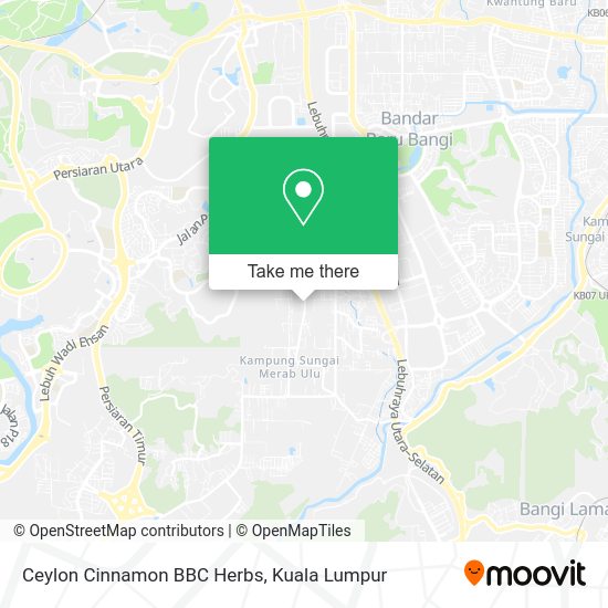 Ceylon Cinnamon BBC Herbs map
