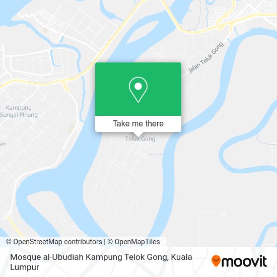 Peta Mosque al-Ubudiah Kampung Telok Gong