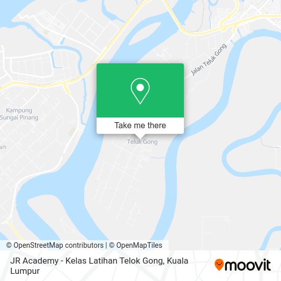 Peta JR Academy - Kelas Latihan Telok Gong