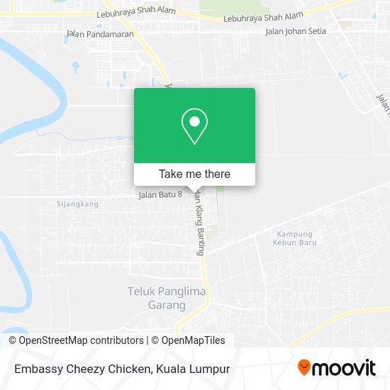Embassy Cheezy Chicken map