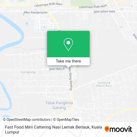 Fast Food Mini Cattering Nasi Lemak Berlauk map