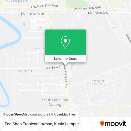 Eco-Shop Tropicana Aman map