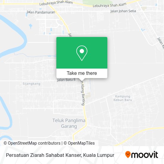 Peta Persatuan Ziarah Sahabat Kanser