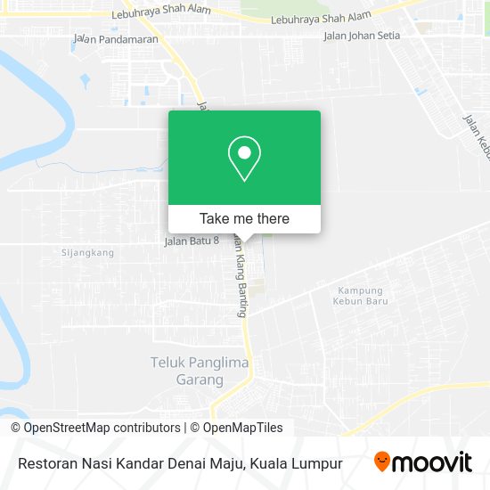 Peta Restoran Nasi Kandar Denai Maju