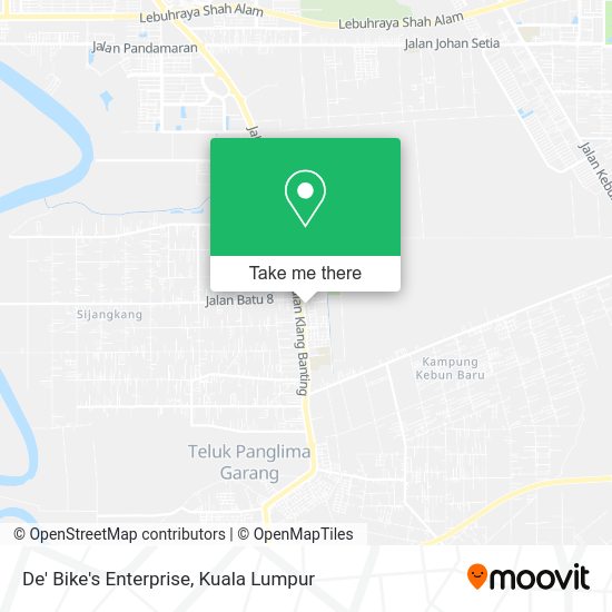 De' Bike's Enterprise map