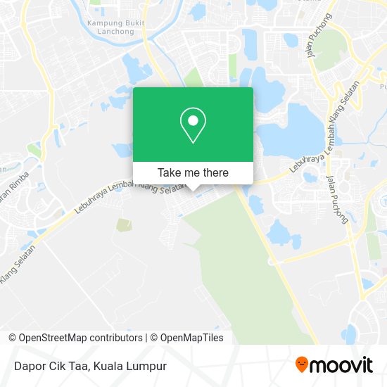 Peta Dapor Cik Taa