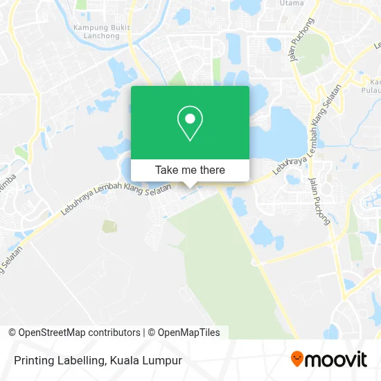 Printing Labelling map