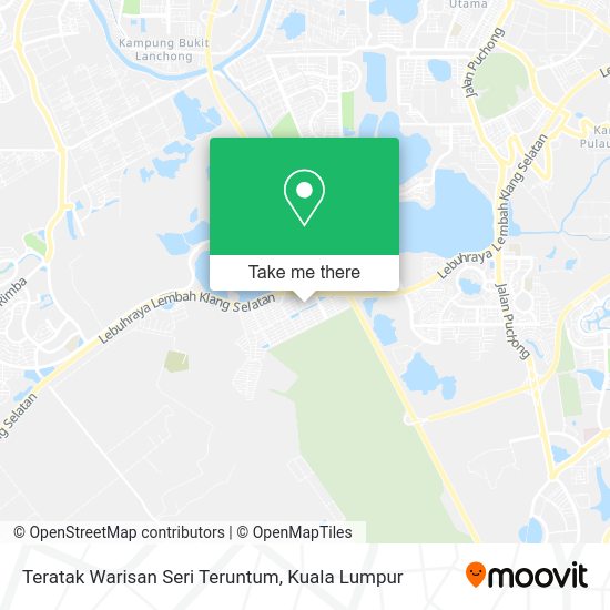 Teratak Warisan Seri Teruntum map