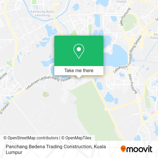Panchang Bedena Trading Construction map