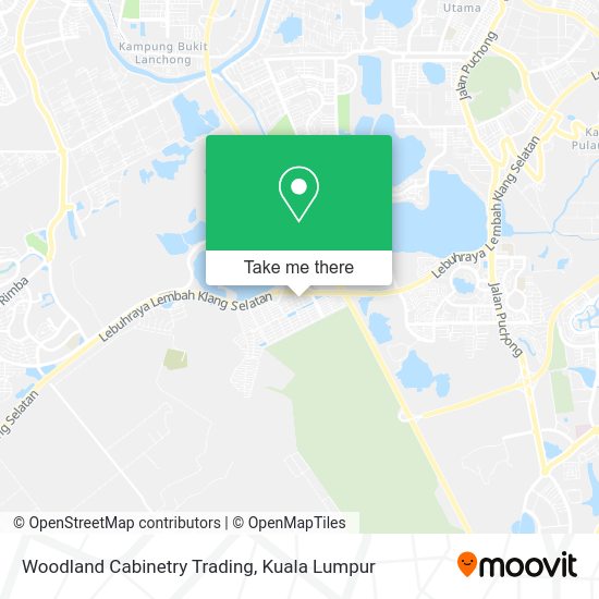 Woodland Cabinetry Trading map