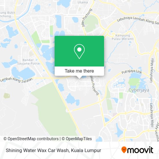 Shining Water Wax Car Wash map