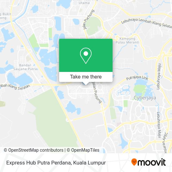 Express Hub Putra Perdana map