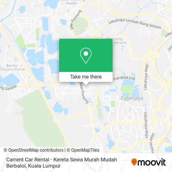Carrent Car Rental - Kereta Sewa Murah Mudah Berbaloi map