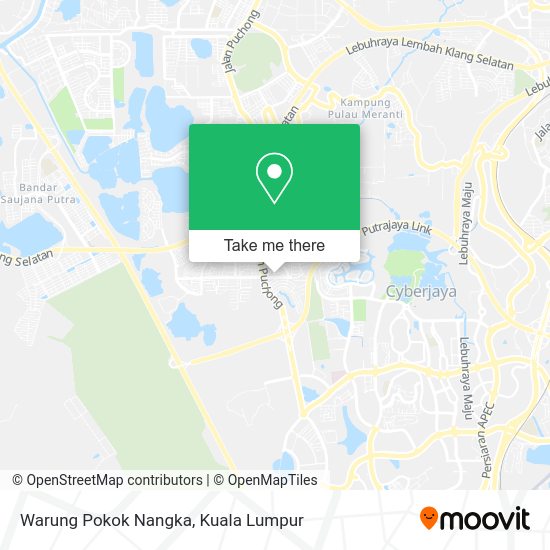 Peta Warung Pokok Nangka