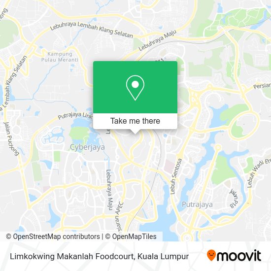 Peta Limkokwing Makanlah Foodcourt