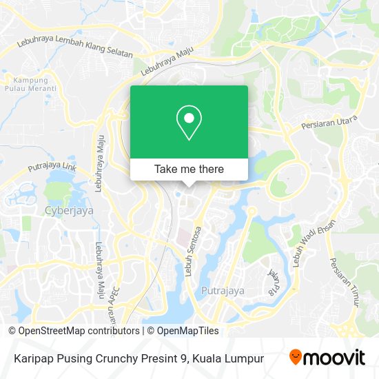 Peta Karipap Pusing Crunchy Presint 9