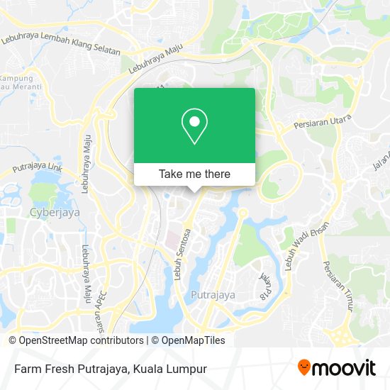 Farm Fresh Putrajaya map