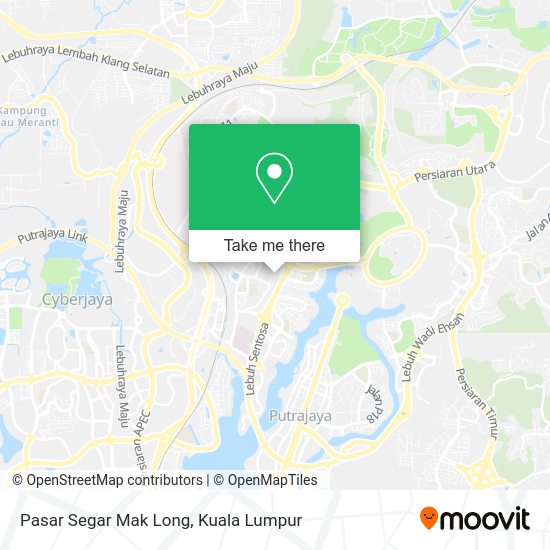 Pasar Segar Mak Long map