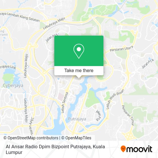 Peta Al Ansar Radio Dpim Bizpoint Putrajaya