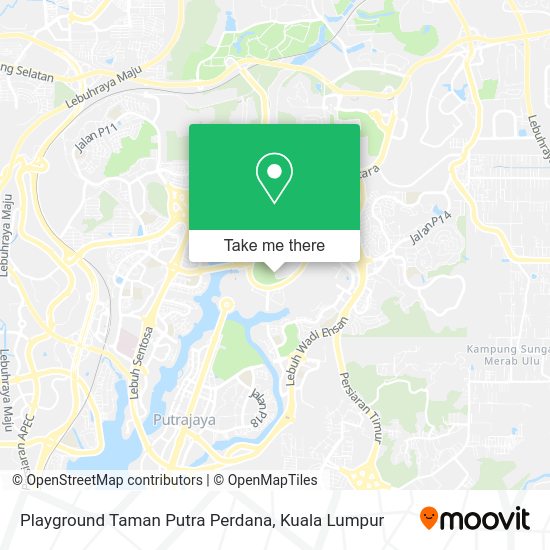 Peta Playground Taman Putra Perdana