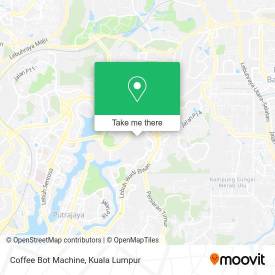 Coffee Bot Machine map