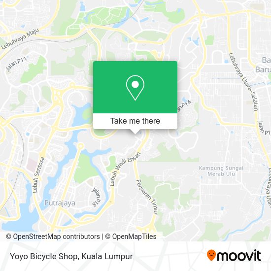 Yoyo Bicycle Shop map