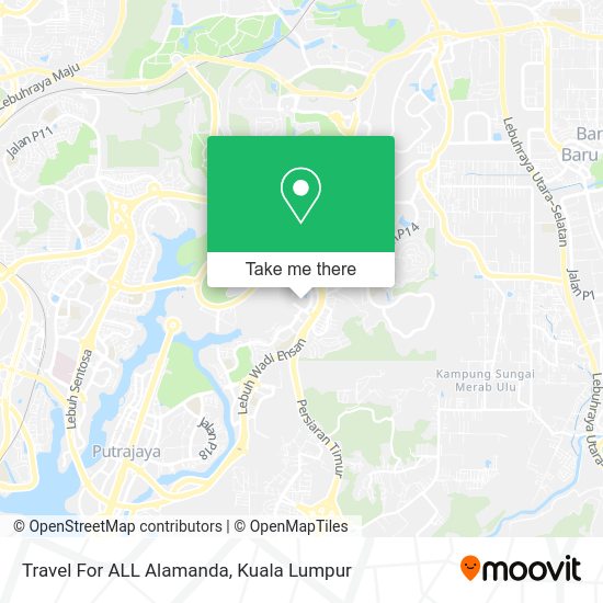 Travel For ALL Alamanda map