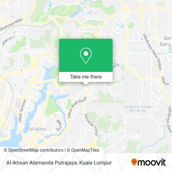 Peta Al-Ikhsan Alamanda Putrajaya