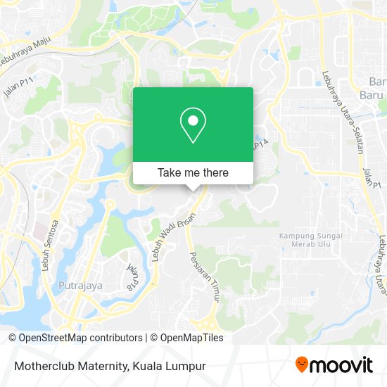 Motherclub Maternity map