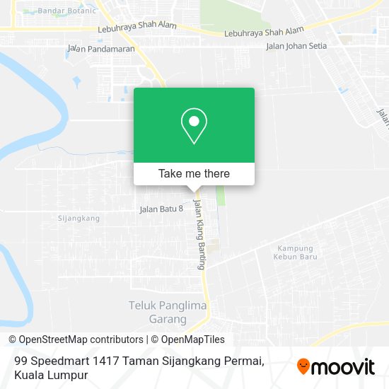 99 Speedmart 1417 Taman Sijangkang Permai map
