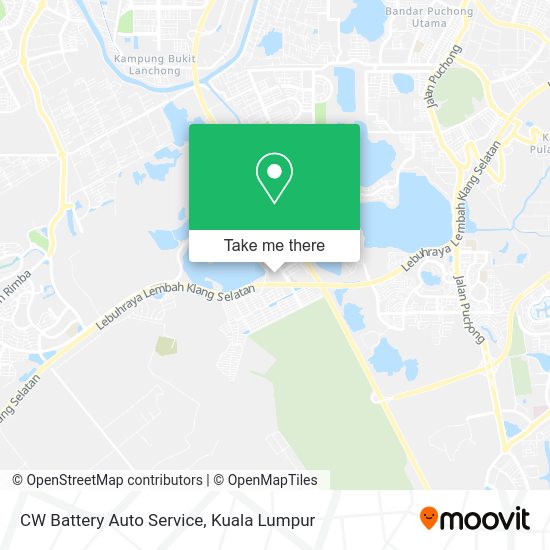 CW Battery Auto Service map