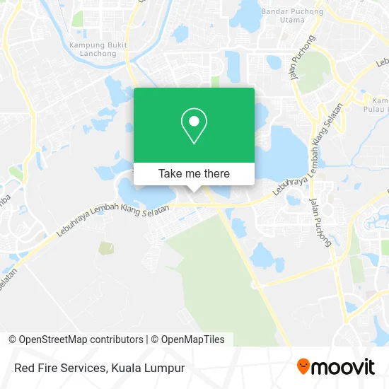 Red Fire Services map
