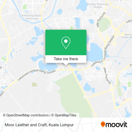 Moor Leather and Craft map