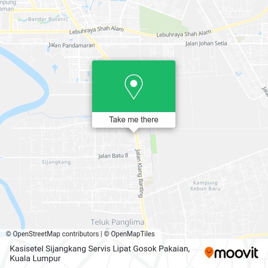 Peta Kasisetel Sijangkang Servis Lipat Gosok Pakaian