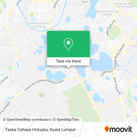 Peta Taska Cahaya Hidupku