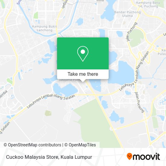 Cuckoo Malaysia Store map