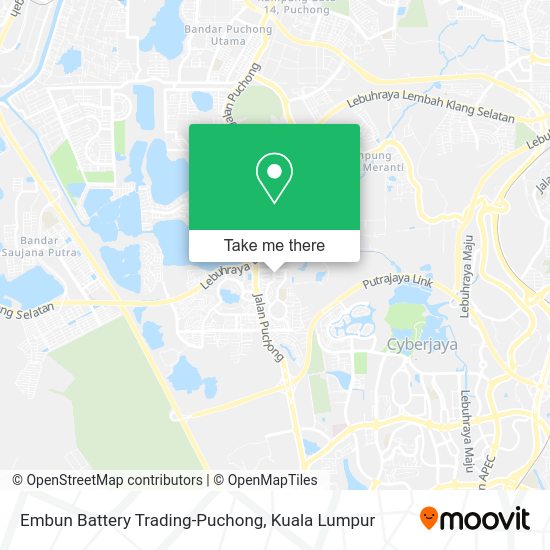 Embun Battery Trading-Puchong map