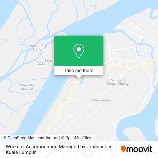 Workers' Accomodation Managed by Urbancubes map