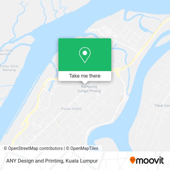 ANY Design and Printing map