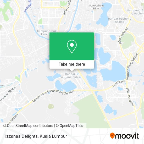 Izzanas Delights map