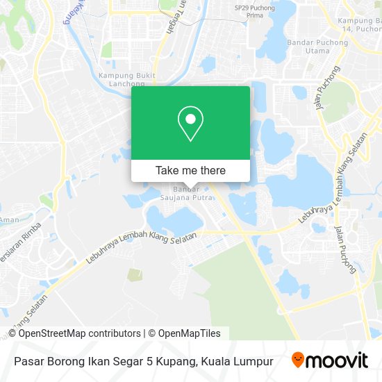Pasar Borong Ikan Segar 5 Kupang map