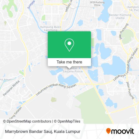 Marrybrown Bandar Sauj map
