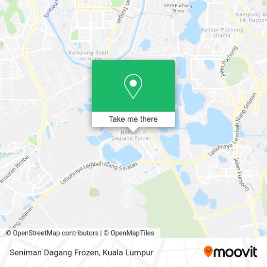 Peta Seniman Dagang Frozen