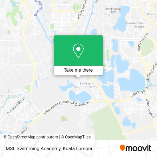 MSL Swimming Academy map