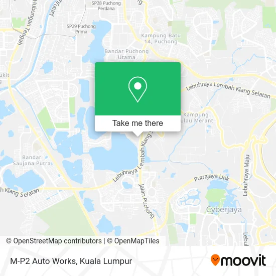 M-P2 Auto Works map
