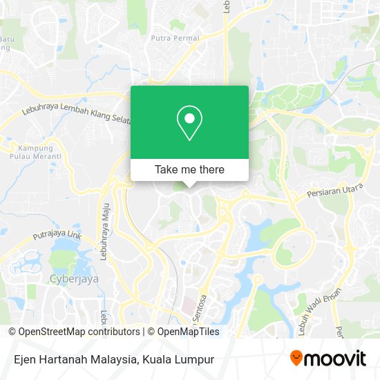 Ejen Hartanah Malaysia map