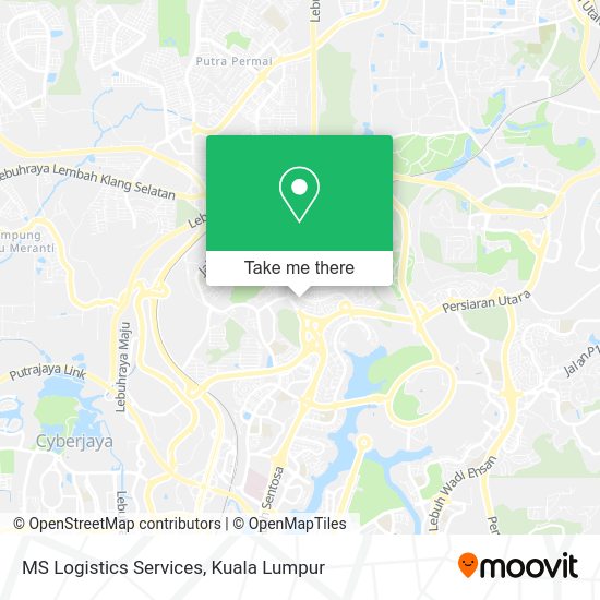 MS Logistics Services map
