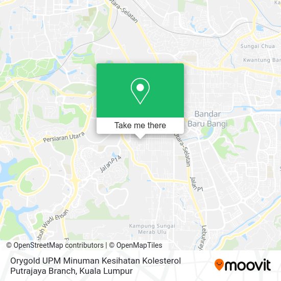 Peta Orygold UPM Minuman Kesihatan Kolesterol Putrajaya Branch