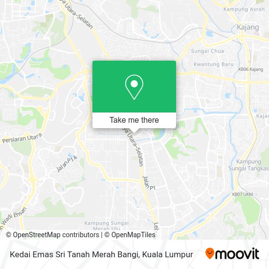 Kedai Emas Sri Tanah Merah Bangi map
