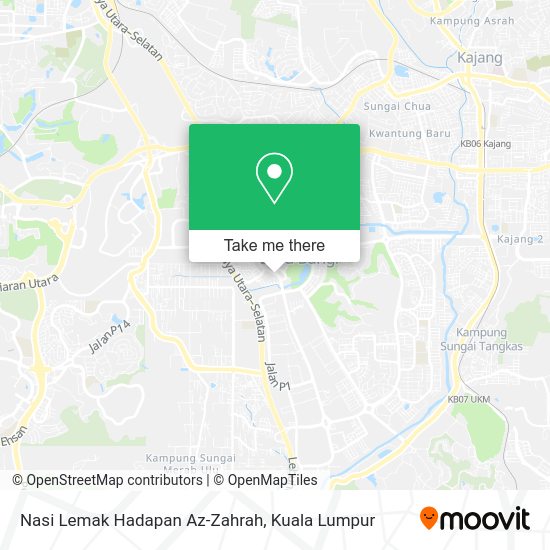 Peta Nasi Lemak Hadapan Az-Zahrah